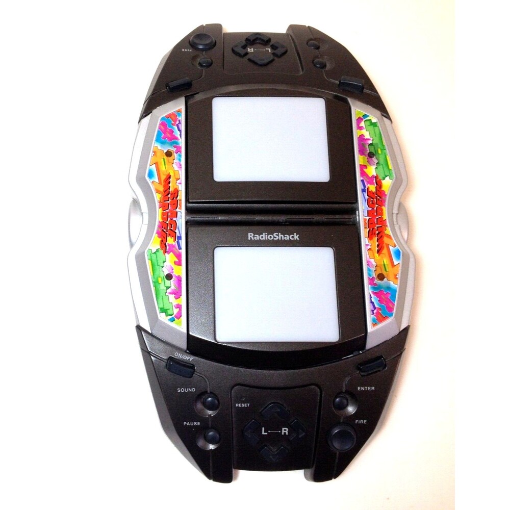 Space Invaders Radio Shack Electronic Handheld Two Player Game For Parts